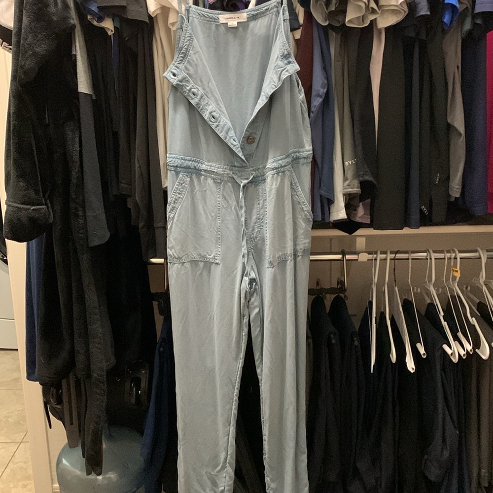 O’neil Super Soft Jean Jumpsuit With Button Front… - image 1